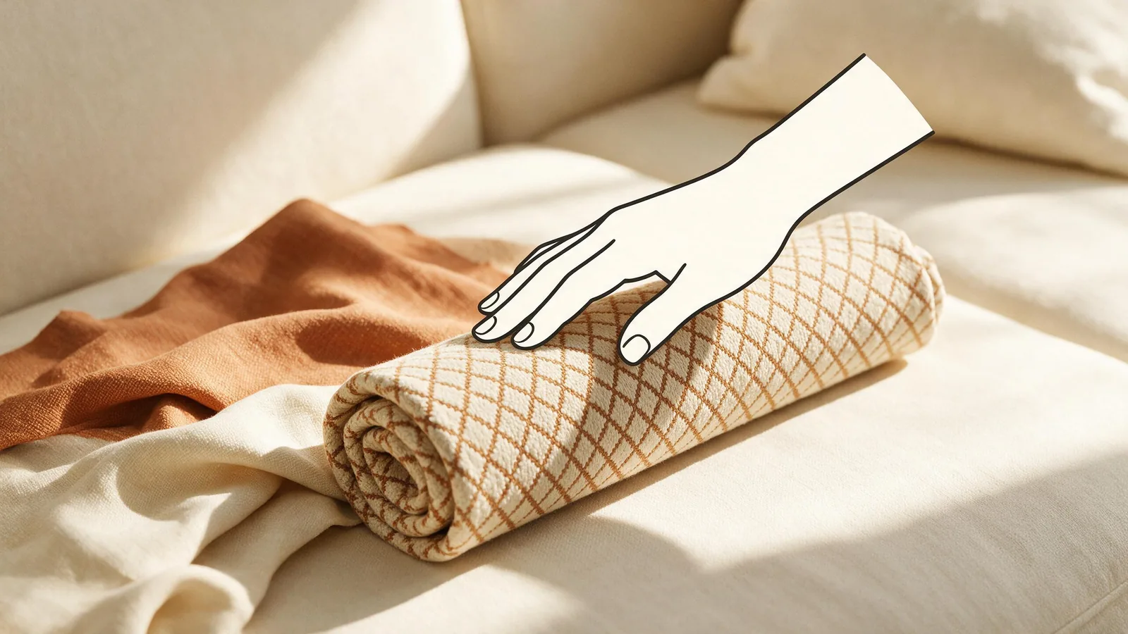 Choosing fabric for a custom cushion cover
